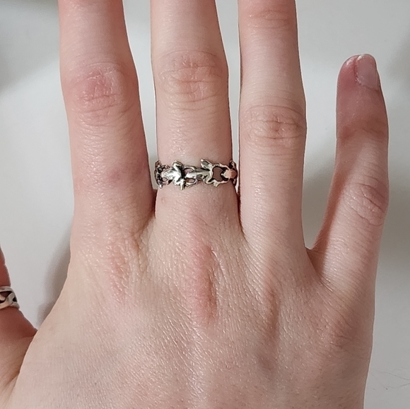 Jewelry - Sterling silver frog ring